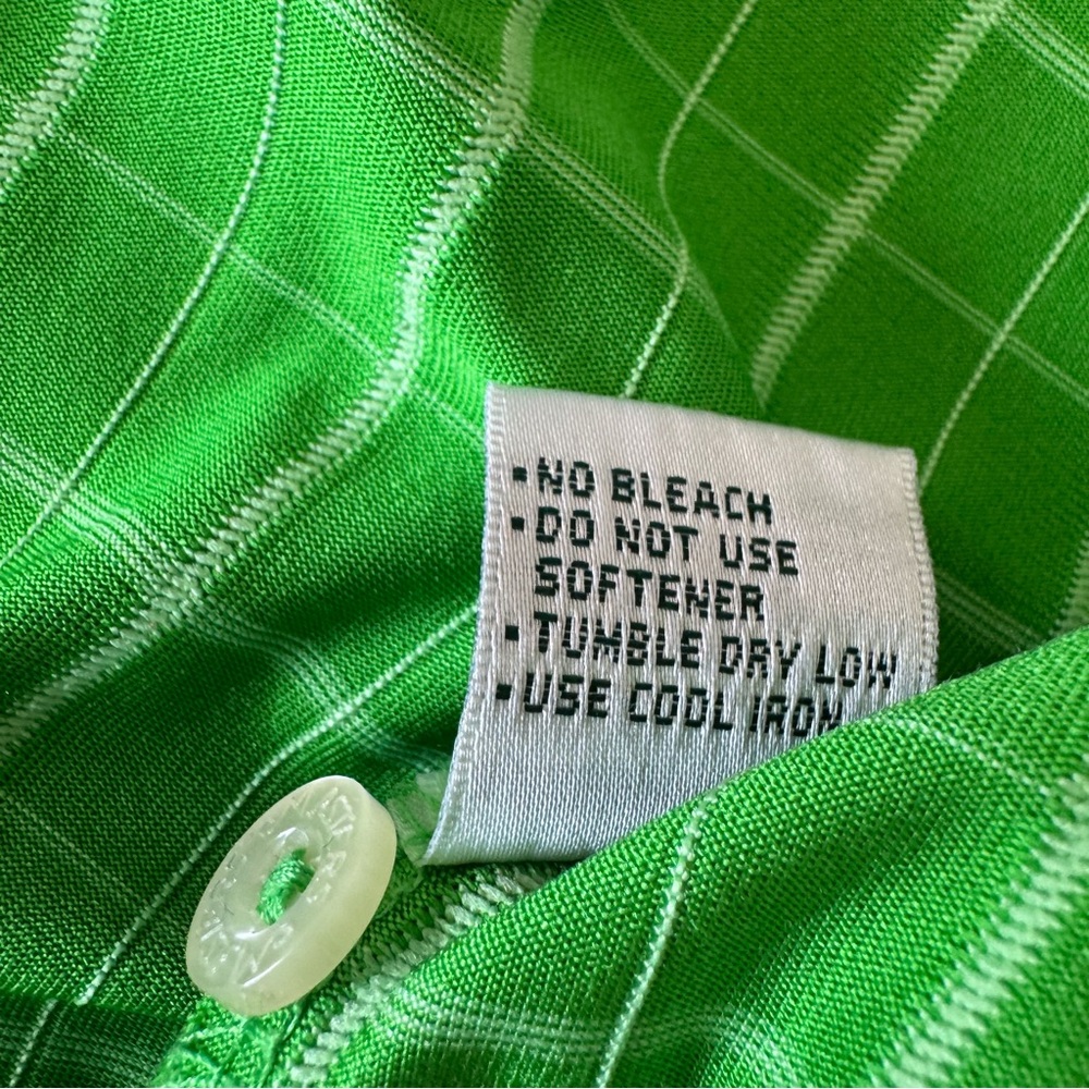 Masters Tech Augusta National Green Golf Polo XL - Picture 11 of 12